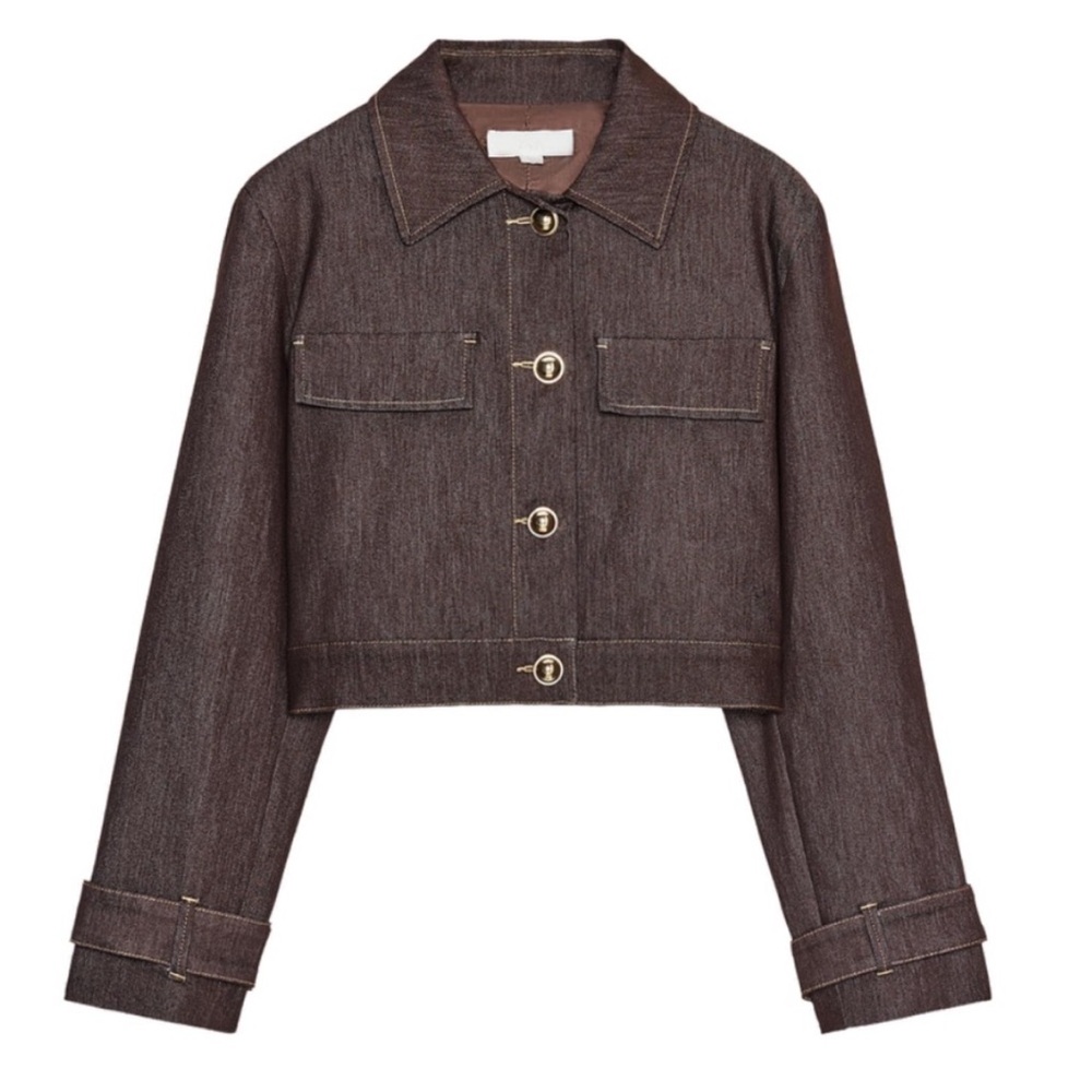 Zara Dark Brown Jean Jacket